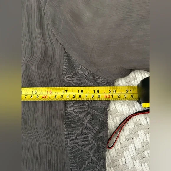 Sundance gray maxi dress size 14P - Picture 6 of 12